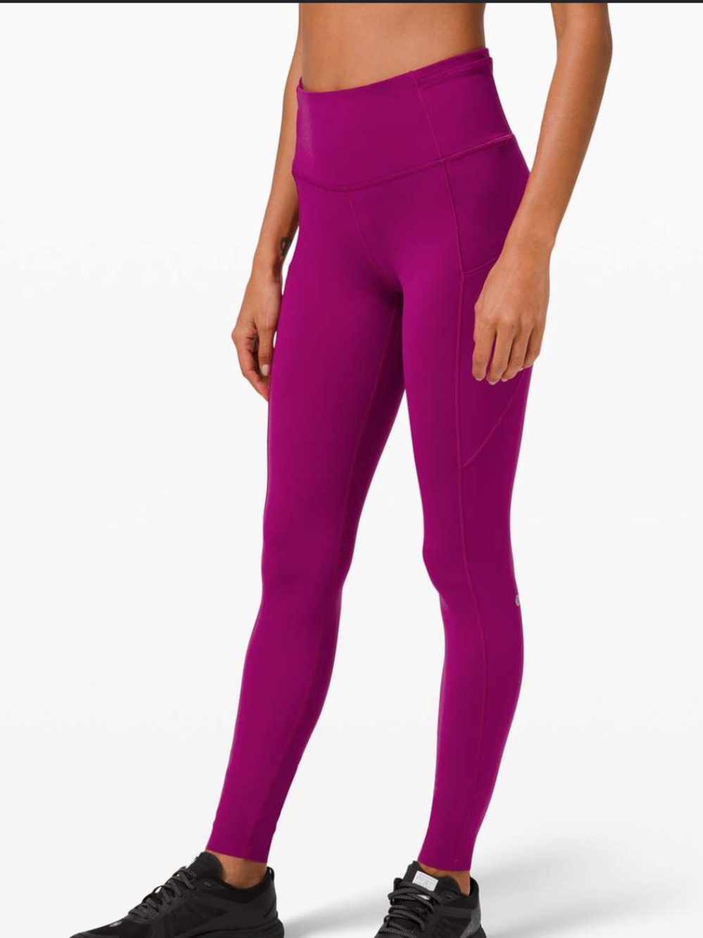 Lululemon purple fast and free leggings size 0
